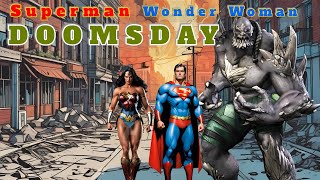 SUPERMAN amp WONDER WOMAN vs DOOMSDAY dc comics superman wonderwoman doomsday [upl. by Deegan]