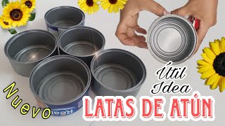 ÚTIL Idea con LATA DE ATÚN Reciclada Haz Regala o Vende y Genera ingresos con Reciclaje [upl. by Leftwich]