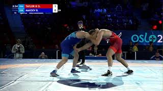 18 FS  86 kg D TAYLOR III USA v B MAKOEV SVK [upl. by Melleta]