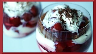 Weihnachtsdessert  Schwarzwälder Kirsch im Glas Rezept Dessert [upl. by Adiel]