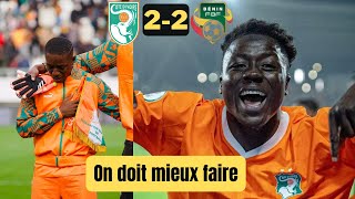 COTE DIVOIRE 2  2 BENIN  MERCI GRADEL  Eeh éléphants [upl. by Raye]