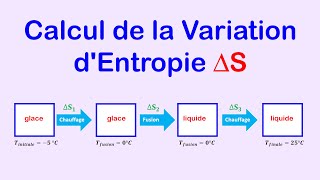 Calcul de la Variation dEntropie Méthodes et Applications [upl. by Arquit600]