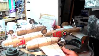 Paper model B25 MITCHELL BOMBER 133 Video 2 [upl. by Marji593]