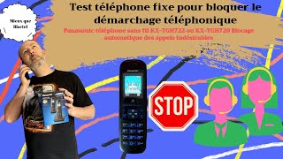 Test téléphone fixe pour bloquer le démarchage téléphonique [upl. by Ahserak946]