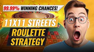 11x11 Streets Roulette Strategy 9999 Winning Chances 😮 [upl. by Cyd]