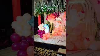 Birthday decorations by dj knights baby eventdecoration birthdaydecorations [upl. by Anauqed]