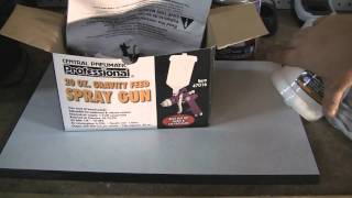 Harbor Freight 9 Paint Spray Gun Review  Included Items [upl. by Haldan]