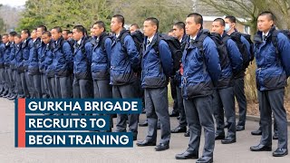 Its freezing British Armys new Gurkha recruits arrive in UK [upl. by Eelyahs]