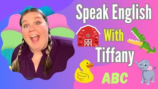 Bilingual Babies ABC  English Alphabet  Letters A to E Tiffany teaches the English Alphabet [upl. by Stiles695]