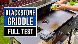 Blackstone 28 inch Griddle Full Setup  How To Season [upl. by Ahseinet693]