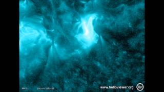 Large filament eruption  November 10 2012  SpaceWeatherLive [upl. by Sitarski]