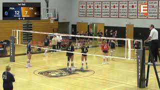 OA Volleyball vs Franklin 9424 [upl. by Etnomal]