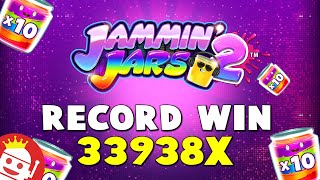 JAMMIN JARS 2 🍓 PUSH GAMING 🍏 MEGA 33938X WIN [upl. by Nodanrb]