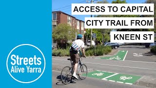 Access to Capital City Trail from Kneen Street [upl. by Aletse]