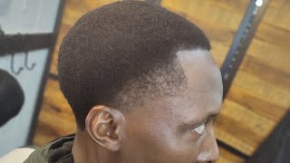 AFRO LOWBALD TAPER FADE  BARBER 💈 TUTORIAL [upl. by Inama347]