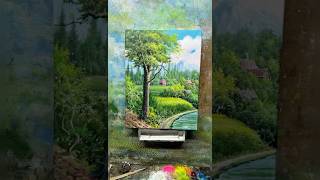 drawing art oilpainting painting Finished a poetic romantic oil painting filled with beauty [upl. by Nnahtur]