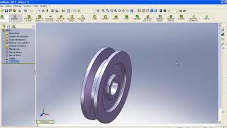 solidworks Poulie bac technique [upl. by Norramic]