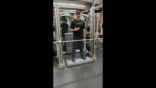 Stiff leg deadlift Smith machine [upl. by Bergstein]