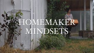 4 FAVORITE HOMEMAKER MINDSETS  for when you’re feeling unmotivated or uninspired [upl. by Odella]