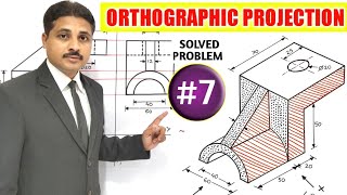 ORTHOGRAPHIC PROJECTION IN ENGINEERING DRAWING IN HINDI Part7 TIKLESACADEMYOFMATHS [upl. by Lena825]