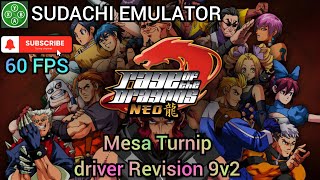 60 FPS playable  Rage of the Dragons NEO  Sudachi emulator on android [upl. by Anot978]