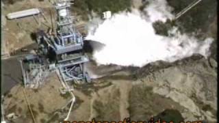 Rocket Engine Test Rocketdyne California [upl. by Ahcas]