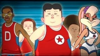 Kim Jong Un and Dennis Rodman Recreate Space Jam [upl. by Jammin]