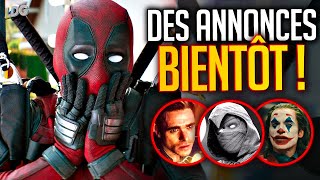 QUE des BONNES NOUVELLES  DEADPOOL 3 annonce JOKER 2 Date ETERNALS OFFICIEL [upl. by Akamahs]