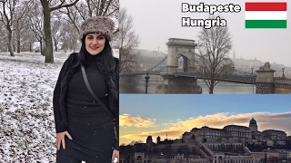 VLOG  BUDAPESTE HUNGRIA  Neve passeios e muito mais [upl. by Melania]