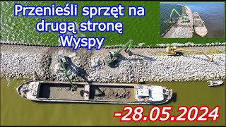 Wyspa Estyjska 28052024 Prace od strony Północnej [upl. by Isiahi]