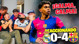 REACCIONANDO al REAL MADRID 04 BARÇA ¡Paliza HISTÓRICA en el BERNABÉU [upl. by Gasparo]