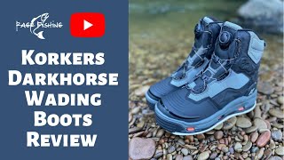 KORKERS DARKHORSE WADING BOOTS REVIEW amp DEMO Guest appearance of an Oregon Native Winter Steelhead [upl. by Haela]