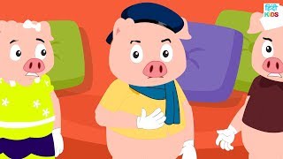 थ्री लिटिल पिग्स  Three Little Pigs Story in Hindi  Fairy Tales in Hindi [upl. by Etnad]