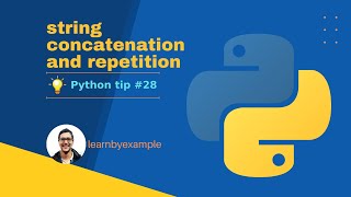 Python tip 28 string concatenation and repetition [upl. by Aube]