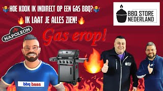 Hoe kook ik indirect op een gas BBQ🔥⛽️ [upl. by Stambaugh]