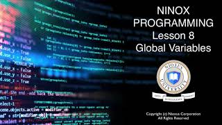 108  Programming Ninox  Global Variables [upl. by Orman]