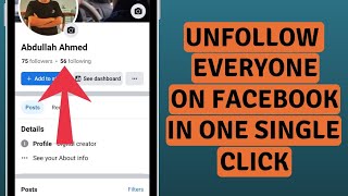 How to Unfollow All of Your Facebook Following At Once 2023 [upl. by Nosniv]