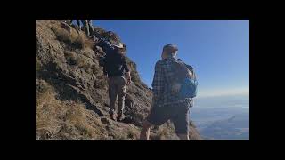 Summiting Cathedral Peak in the Northern Drakensberg mountains of South Africa [upl. by Susie]