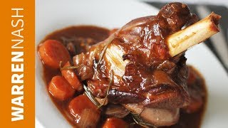 How to cook Lamb Shanks  In the Oven  Recipes by Warren Nash [upl. by Weld]