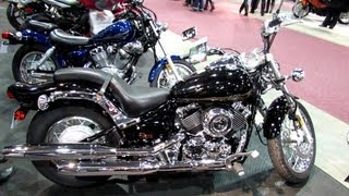 2013 Yamaha VStar 650  Walkaround  2013 Quebec City Motorcycle Show [upl. by Anayra]