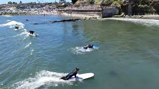 Surfing Bliss in Capitola California [upl. by Eralcyram]