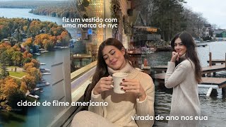 réveillon em uma cidade de filme americano fiz um vestido com uma marca de nova york [upl. by Lili476]