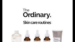 THE ORDINARY SKINCARE ROUTINES  FROM ACNE TO WRINKLES [upl. by Yhtac]