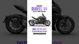 Ducati Diavel V4 gets a new colour ducatidiavel ducatiindia [upl. by Rapsag]