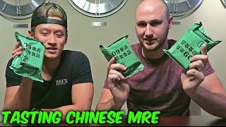 Tasting Chinese Military MRE Meal Ready to Eat [upl. by Fidellia]