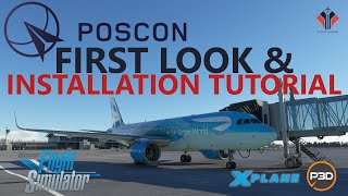 NextGen VATSIMIVAO Competitor POSCON  First Look amp Installation Tutorial Give it a go [upl. by Ramor]