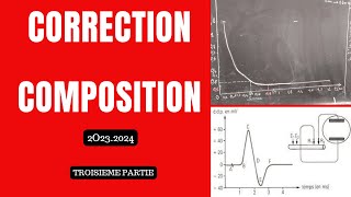 Correction Composition Du Premier Semestre SVT [upl. by Norrabal]