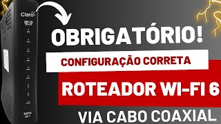 INCRÍVEL ROTEADOR WIFI 6 da CLARO melhor maneira de configurar [upl. by Blanche]