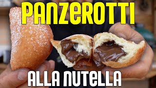 PANZEROTTI alla NUTELLA  IMPASTATI a MANO FACILISSIMI e pronti in POCHISSIMO ⏰ [upl. by Elysha866]