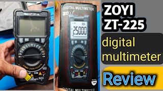 Zoyi ZT225 डिजिटल मल्टीमीटर Review [upl. by Sellihca871]